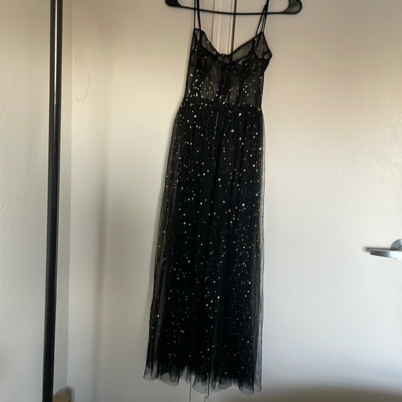 Showpo. | Dresses | Black Statement Mesh Maxi Dress | Poshmark
